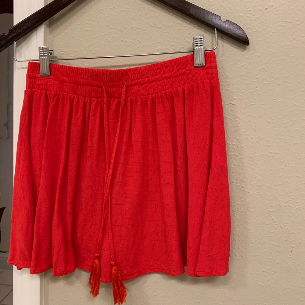 Red skirt